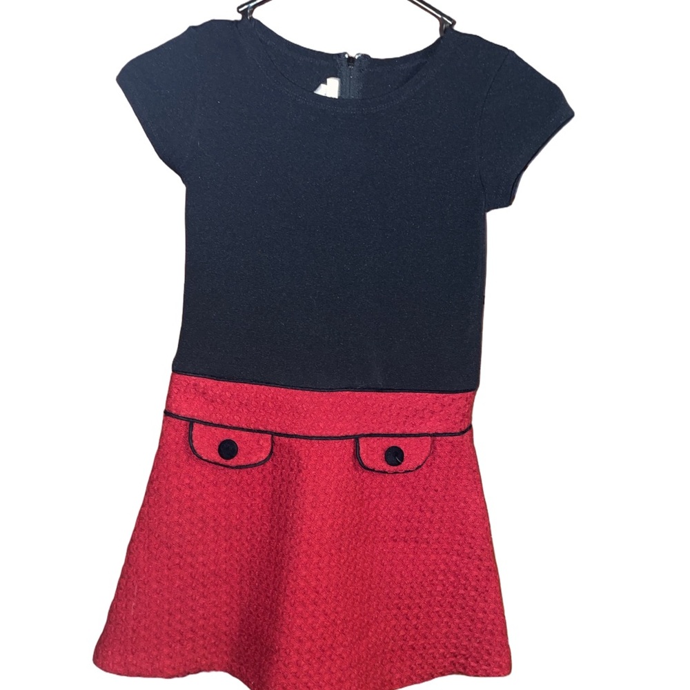 Bonnie Jean Red & Black Preppy Children’s Formal Dress *make offers*